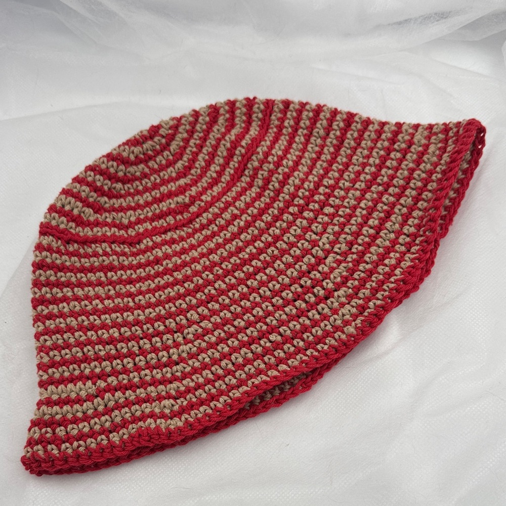 Hand crochet bucket hat made by yours truly.   NWOT